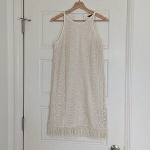 Massimo Dutti Cream Evening/Summer Dress